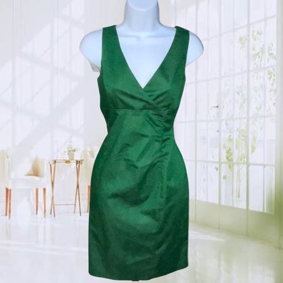 Donna Ricco Dresses & Skirts - Donna Ricco Green Dress Women 4P Emerald Rockabilly Bombshell Pencil Dress